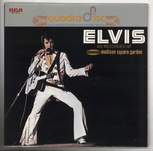 Elvis Presley As Recorded At Madison Square Garden - Quad Japanese
